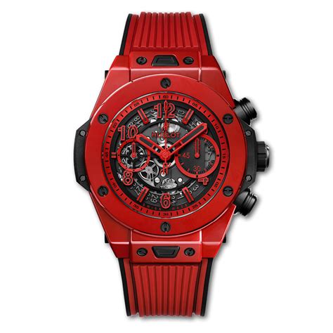 hublot unico sapphire red|Hublot big bang 45mm.